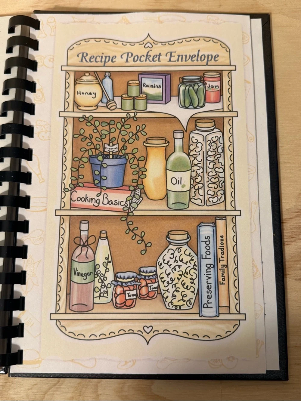 Spiral-Bound Recipe Cookbook -